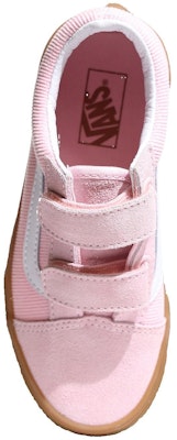 (JR) Vans Old Skool V 粉色胶底款 VN000VHEPNK Lookbook (JR) Vans Old Skool V 粉色胶底款 VN000VHEPNK
