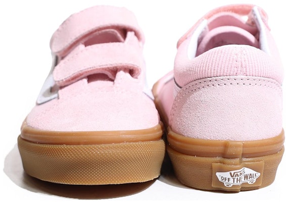 (JR) Vans Old Skool V 粉色胶底款 VN000VHEPNK Shop (JR) Vans Old Skool V 粉色胶底款 VN000VHEPNK