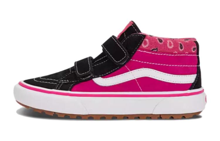 (Youth) Vans Paisley Sk8-Mid Reissue 'Pink Black' VN0A5KROB9P