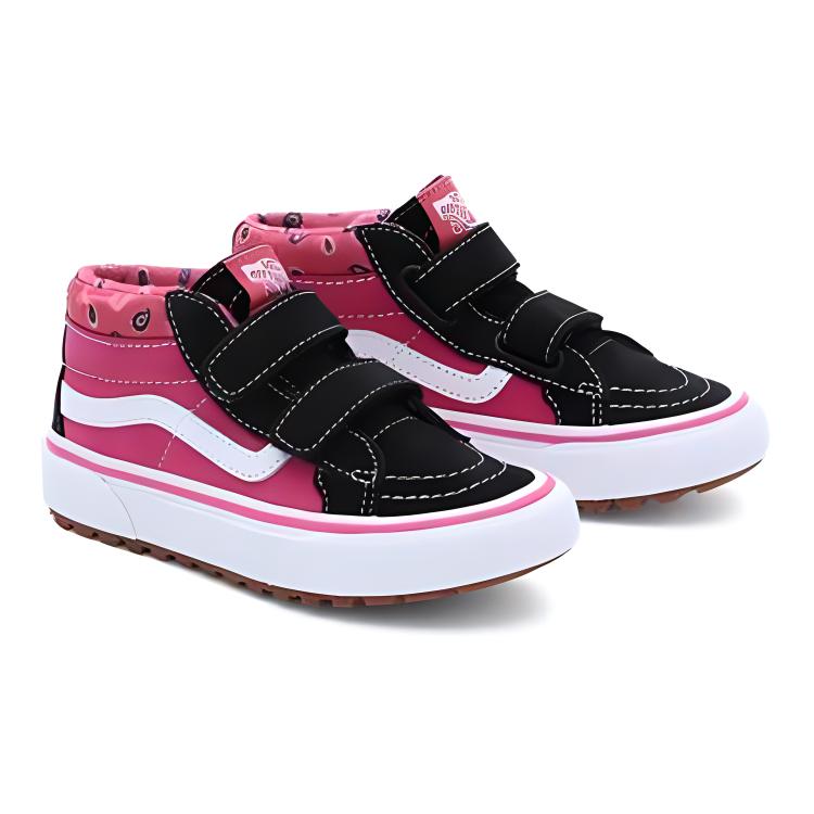 Lookbook (JR) Vans Sk8-Mid Reissue Paisley 'Rosa Negro' VN0A5KROB9P