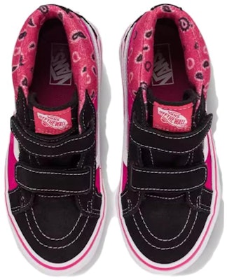 (Youth) Vans Paisley Sk8-Mid Reissue 'Pink Black' VN0A5KROB9P Shop (Youth) Vans Paisley Sk8-Mid Reissue 'Pink Black' VN0A5KROB9P