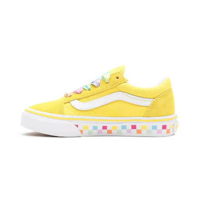 (Youth) Vans Rainbow Lace Old Skool 'Yellow'