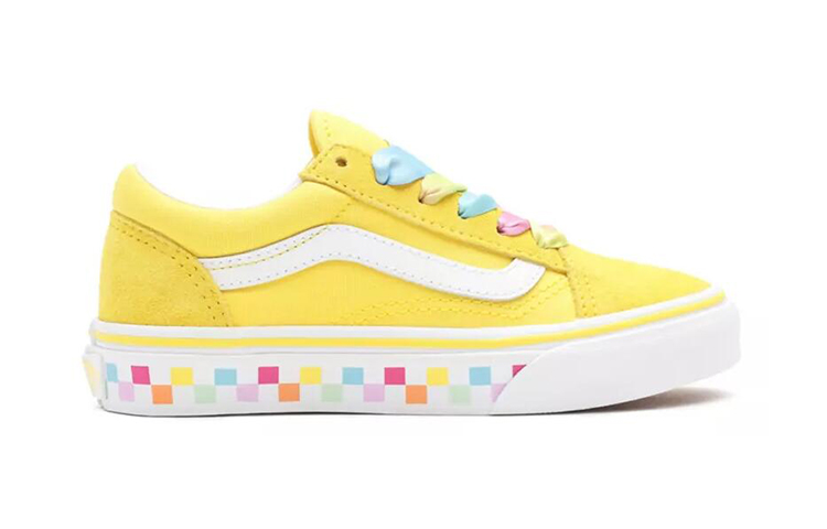 Order (JR) 반스 레인보우 올드스쿨 옐로우 (Vans Rainbow Old Skool Yellow) VN0A4BUU32X