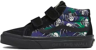 (Youth) Vans Sk8-Mid Reissue V 'Glow-In-The-Dark Skull Print' VN0A38HHBOV (Youth) Vans Sk8-Mid Reissue V 'Glow-In-The-Dark Skull Print' VN0A38HHBOV
