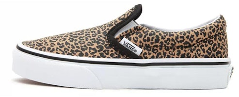 (Youth) Vans slip-on Leopard Print Yellow/White VN0A4UH8YS5 (Youth) Vans slip-on Leopard Print Yellow/White VN0A4UH8YS5