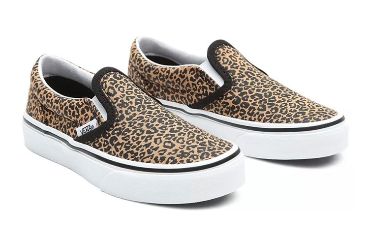 Lookbook (JR) 반스 슬립온 레오파드 옐로/화이트 VN0A4UH8YS5