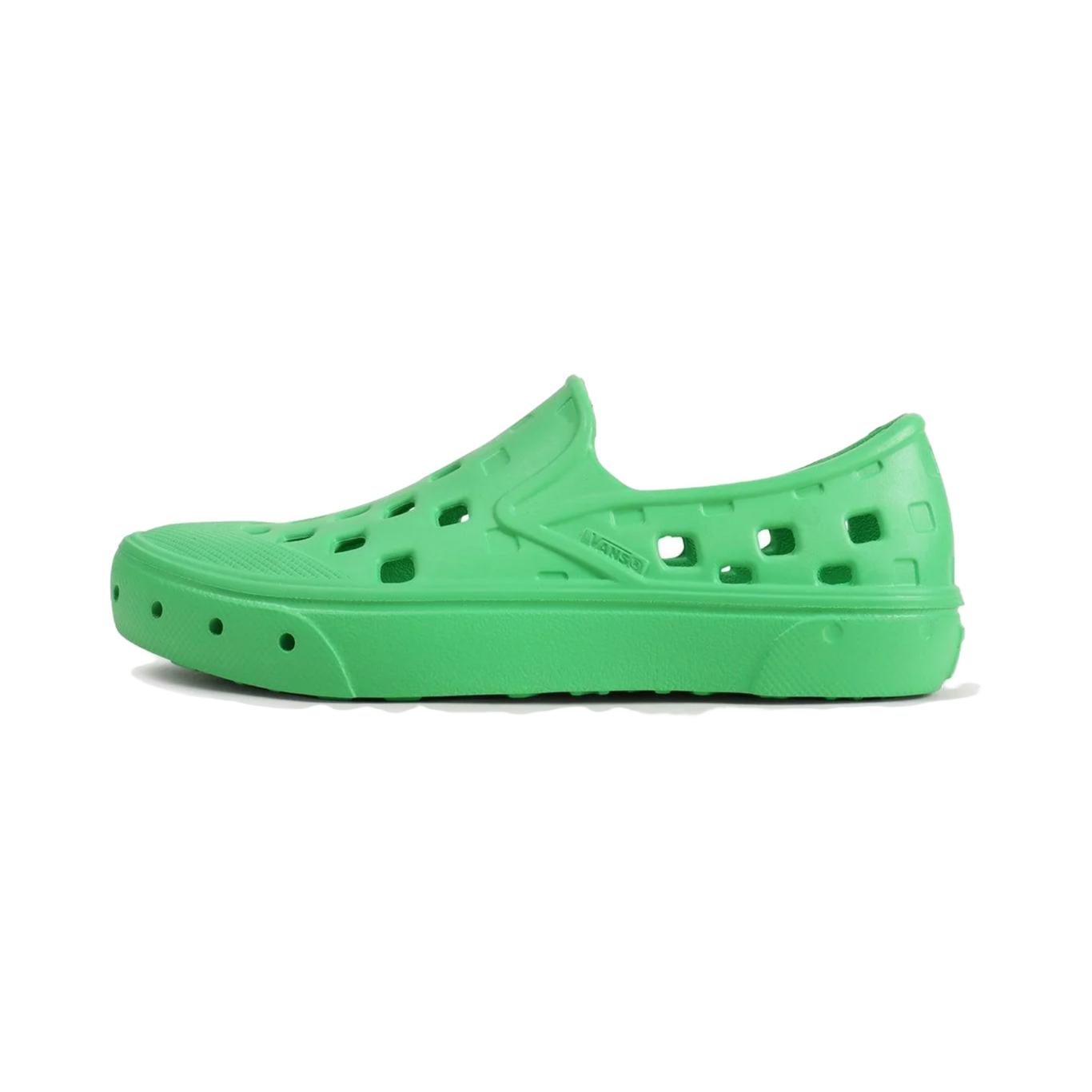 (Youth) Vans slip-on TRK Shoes 'Green' VN0A4UVI041