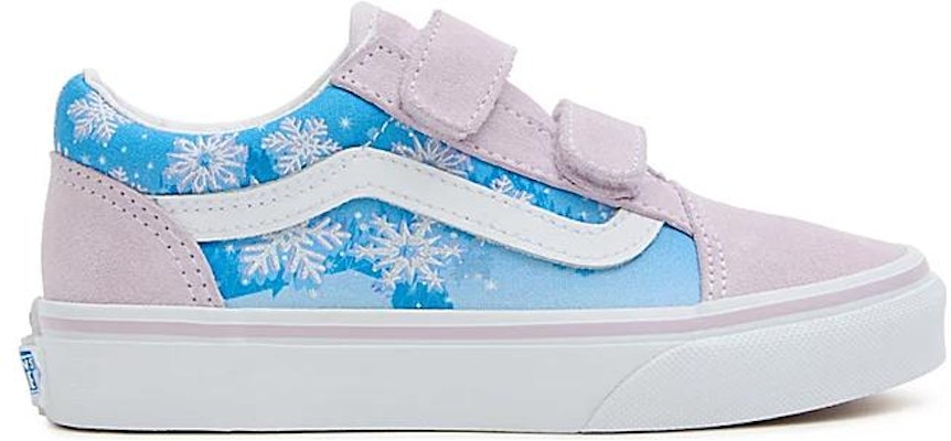 (Preschool) Vans Slip-On V 'Snowflakes - Winter Wonderland Blue' VN000VHELAE Order (Preschool) Vans Slip-On V 'Snowflakes - Winter Wonderland Blue' VN000VHELAE