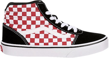 (Youth) Vans Ward High 'Checkerboard - Black Chili' VN0A38JAPVK (Youth) Vans Ward High 'Checkerboard - Black Chili' VN0A38JAPVK