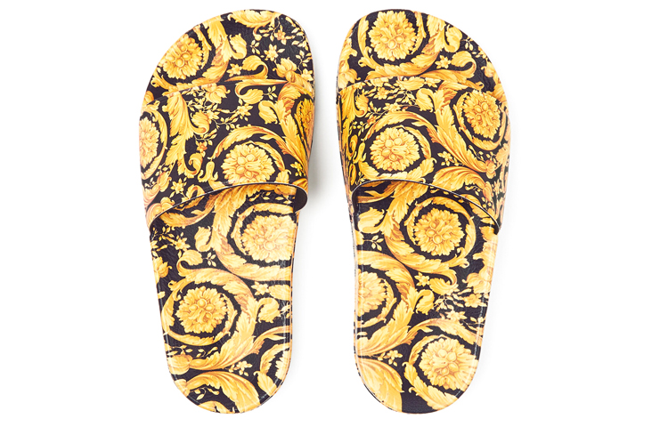 Lookbook (JR) Chanclas Versace La Medusa Print 'Amarillo Tan' 1000255-1A00214_5B000