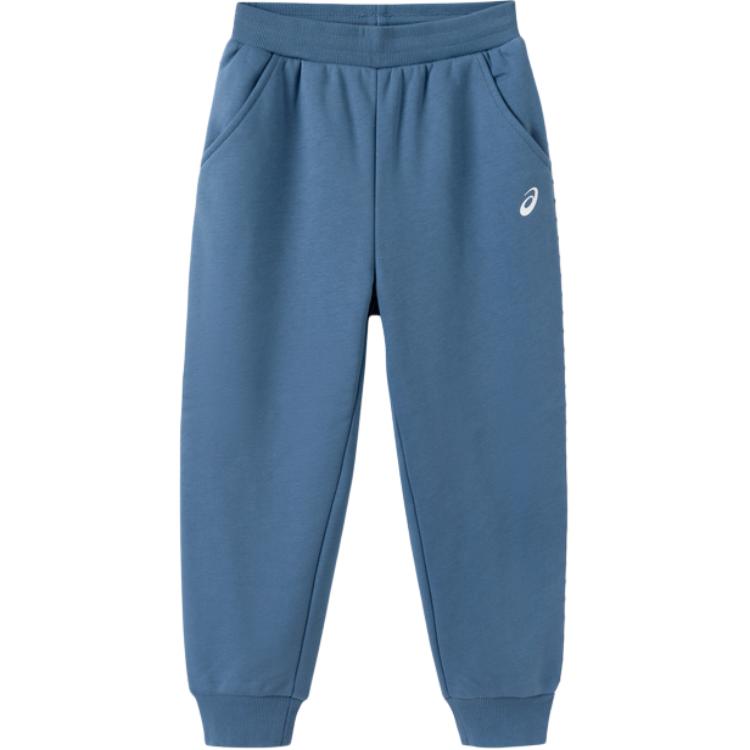 (Youth) Youth ASICS Knit Joggers Windproof Outdoor Sports Pants Deep Blue 334241083090-8854