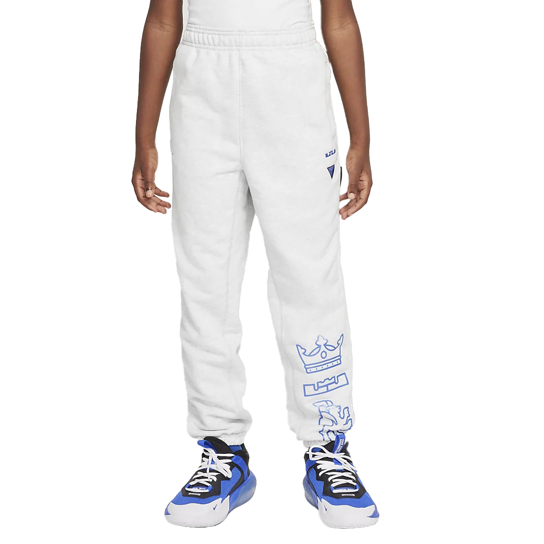 (Youth) Youth Nike Dri-FIT Standard Issue LeBron Basketball Pants Photon Dust. HF4266-025