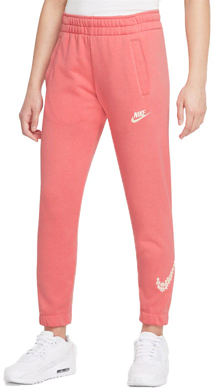 youth-youth-nike-pink-knit-joggers-soft-and-comfortable-elastic-cuff-pants-dm-8220-603