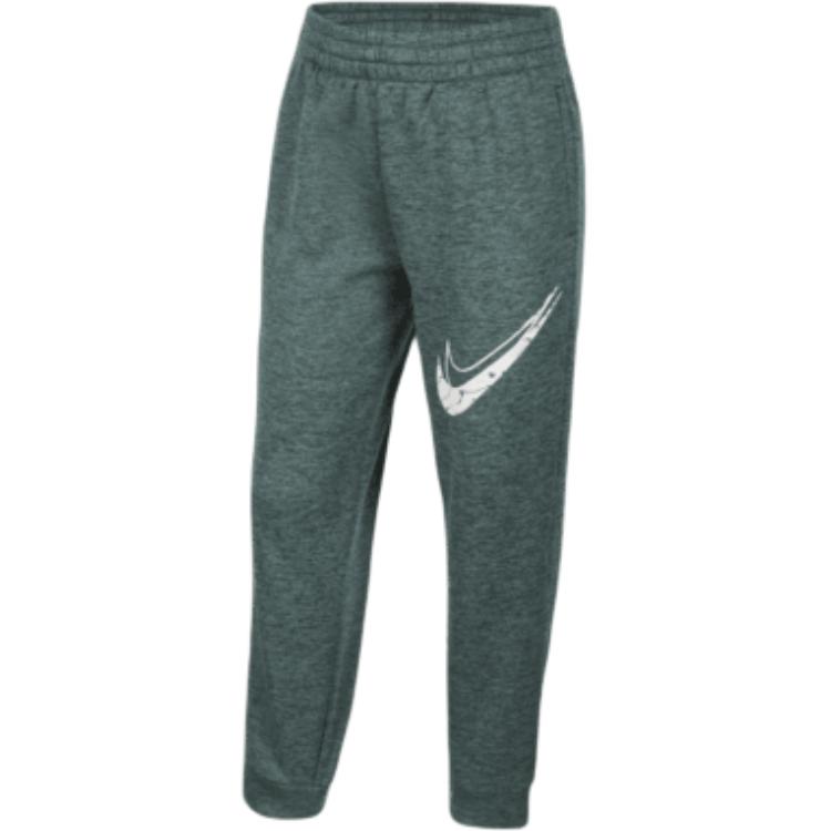 (Youth) Youth Nike Therma-FIT Multi-Repel Knit Joggers Soft Versatile Green Vintage. HF4418-338