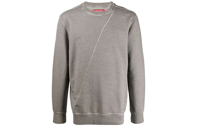 A-COLD-WALL** FW21 Grey Logo Print Pullover Sweatshirt ACWSW01LG-Y9BZ