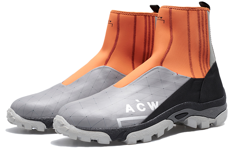 Lookbook A-Cold-Wall * High-Top 'Bright Orange Logo Print' ACWUF052-BROR