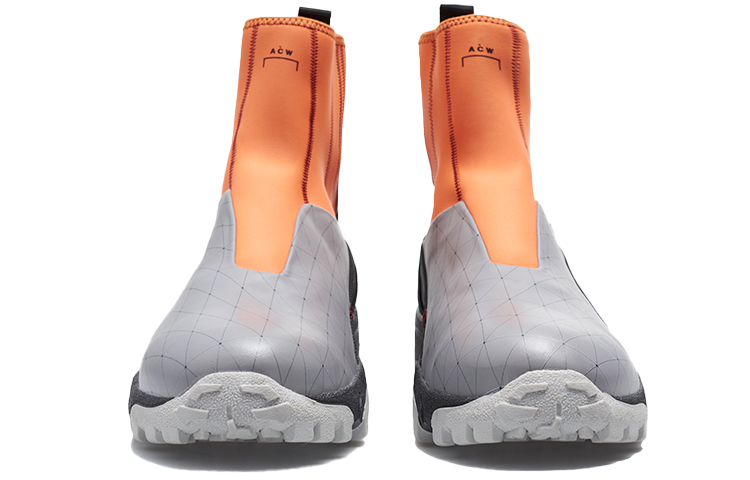 Shop A-Cold-Wall * High-Top 'Bright Orange Logo Print' ACWUF052-BROR