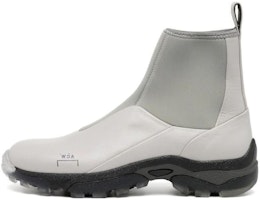 A-Cold-Wall * Leather Round-Toe Ankle Boots 'Grey' ACWUF029 A-Cold-Wall * Leather Round-Toe Ankle Boots 'Grey' ACWUF029