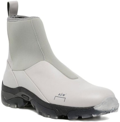 A-Cold-Wall * Leather Round-Toe Ankle Boots 'Grey' ACWUF029 Order A-Cold-Wall * Leather Round-Toe Ankle Boots 'Grey' ACWUF029