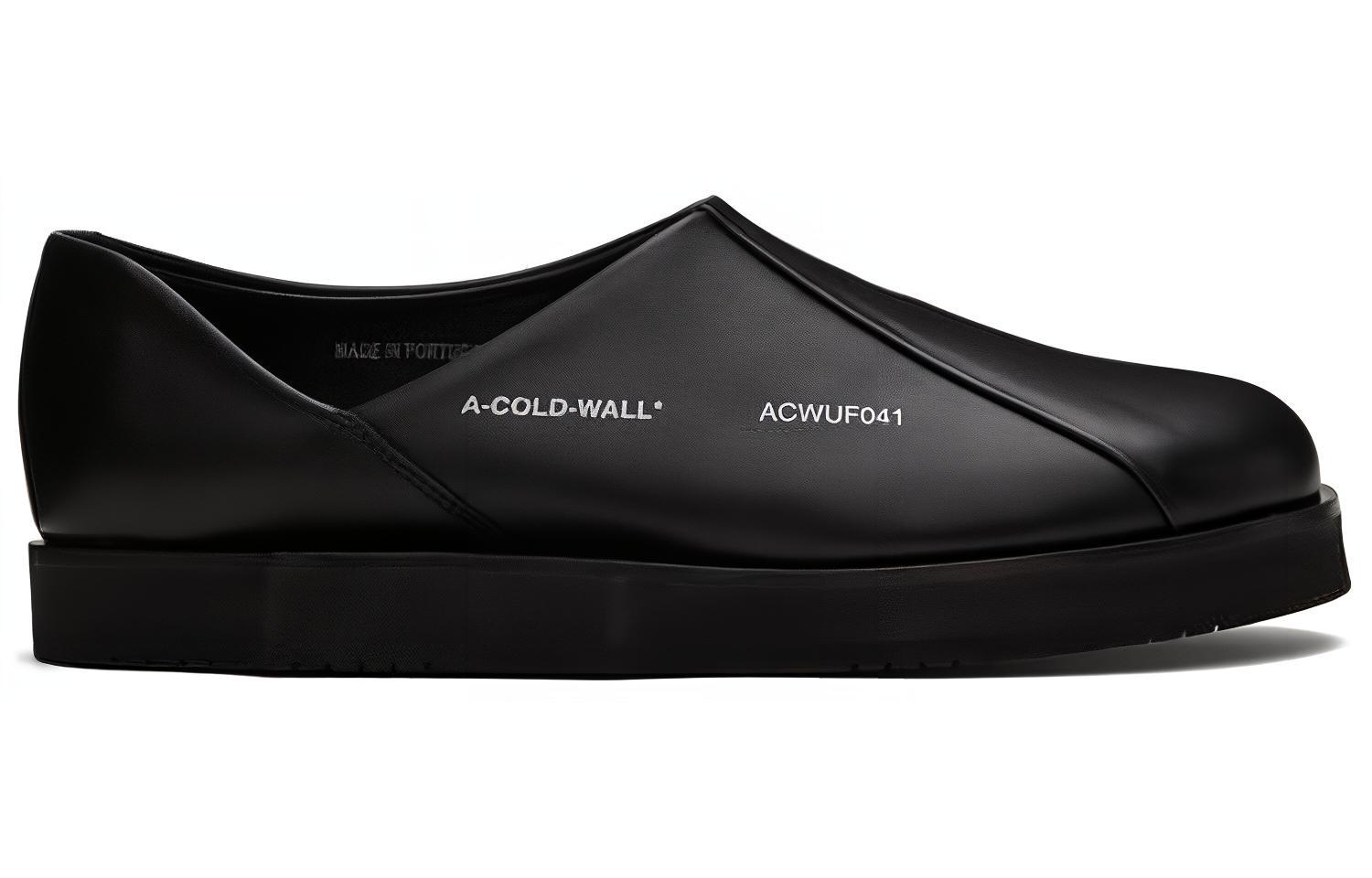 Order A-COLD-WALL* 에센셜 로퍼 (블랙) ACWUF040-BLACK