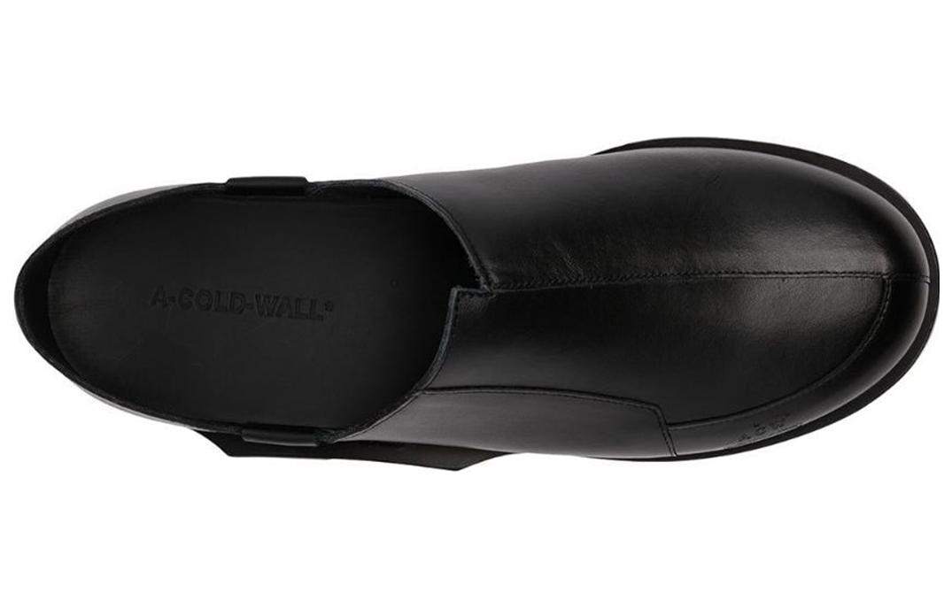 Lookbook A-Cold-Wall * Mocasín 'Patent Black Comfort' ACWUF006B-BLACK