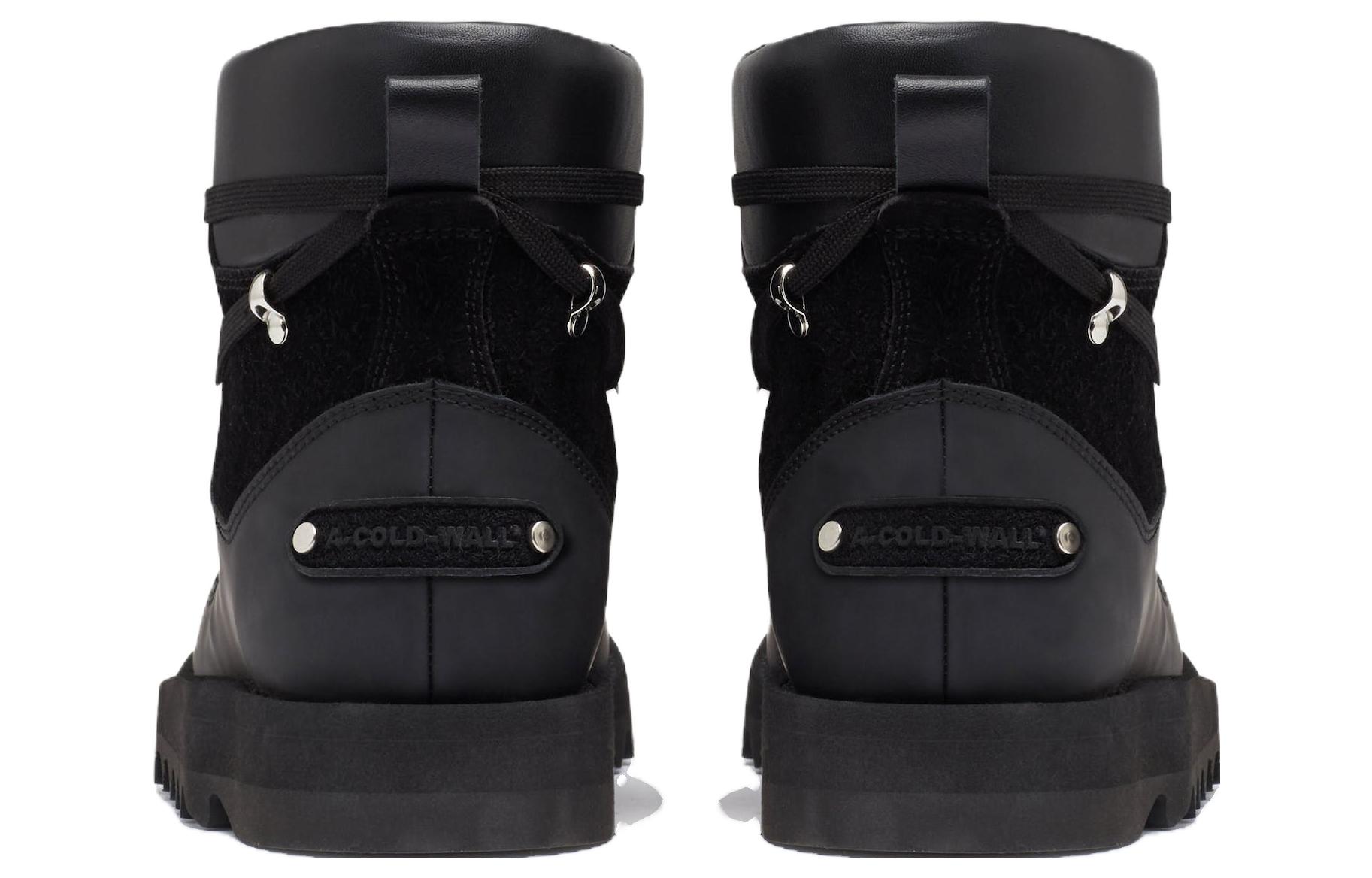 Shop Bota A-Cold-Wall * x Dr. Martens 1460 'Terciopelo Negro' ACWUF093A-BLACK