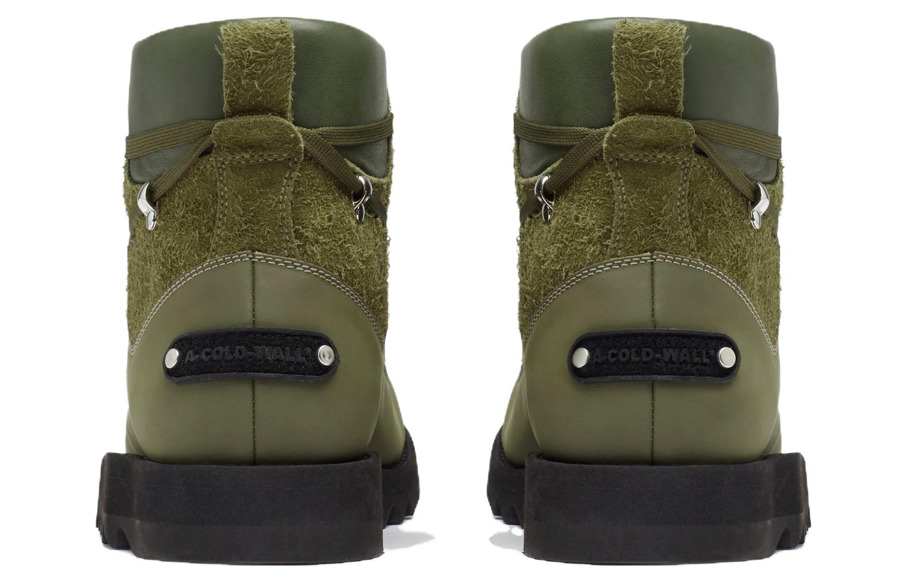 Shop A-COLD-WALL* x 나이키 에어포스 1 로우 '그린 벨벳' ACWUF093B-GREEN