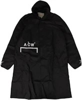 A-COLD-WALL* Black Oversized Letter Print Hooded Jacket CW8FMP02APTE448-999 A-COLD-WALL* Black Oversized Letter Print Hooded Jacket CW8FMP02APTE448-999