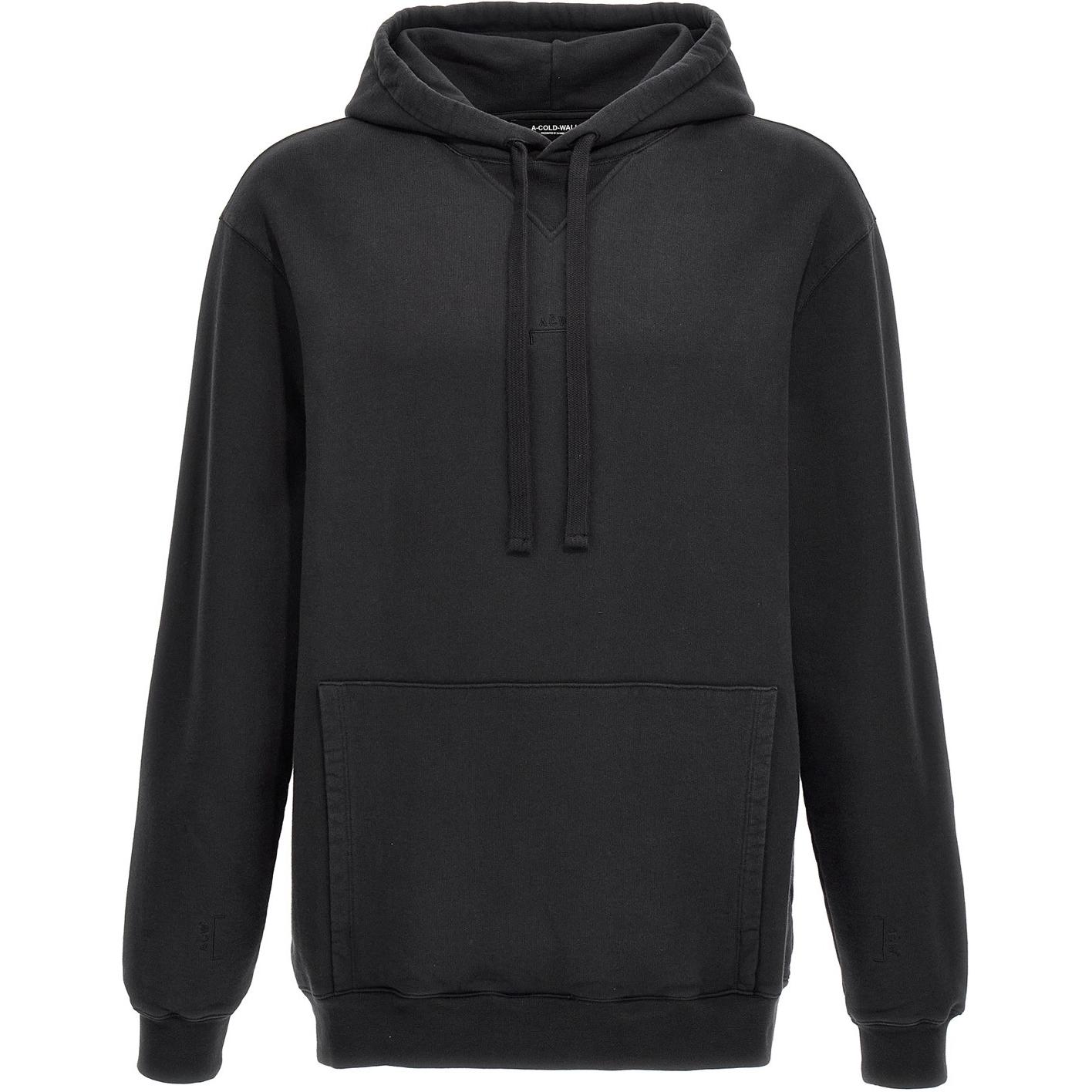 A-COLD-WALL* Black Solid Color Pullover Hoodie Crewneck ACWMW178-ONYXBLACK
