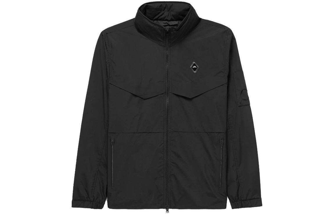 A-COLD-WALL* Black Solid Zipper High-Neck Loose Jacket JVM1618302235504