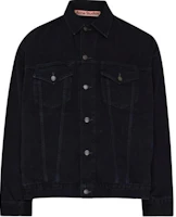 A-COLD-WALL* Black Zip-Up Jacket with Letter Print ACWMSH090-BLACK A-COLD-WALL* Black Zip-Up Jacket with Letter Print ACWMSH090-BLACK