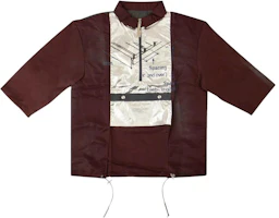 A-COLD-WALL* Burgundy Half-Zip Jacket with Letter and Numeric Print for Men. CW9SMH09BCTE375388-C191 A-COLD-WALL* Burgundy Half-Zip Jacket with Letter and Numeric Print for Men. CW9SMH09BCTE375388-C191