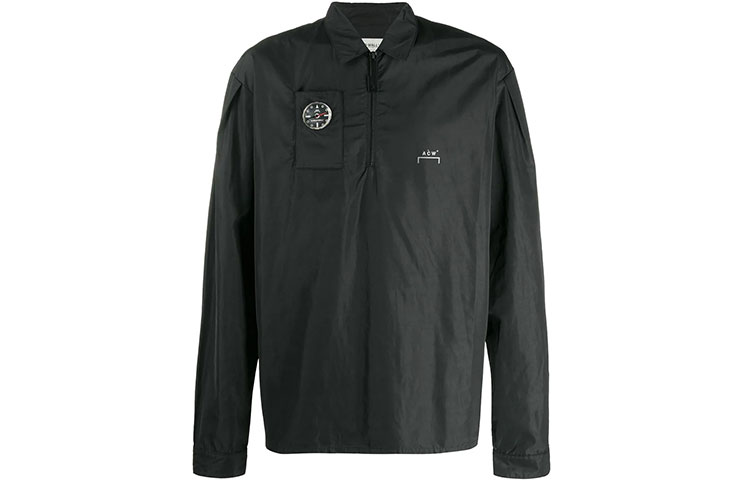 A-COLD-WALL* Compass Nylon Jacket Black ACWMF19PNB05BLK