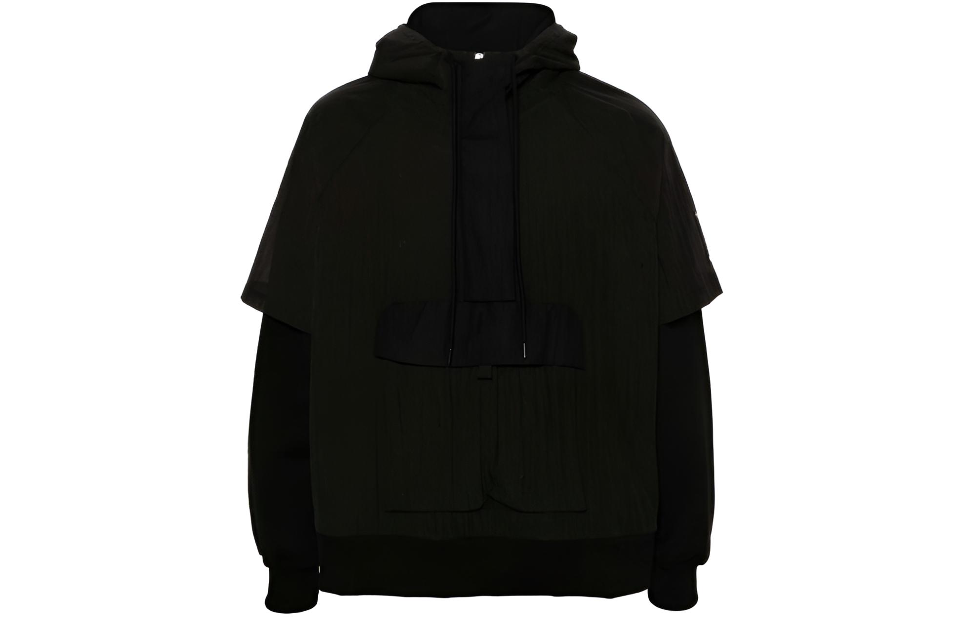 A-COLD-WALL* Crinkled Effect Layered Design Jacket Black ACWMW192-ONYX