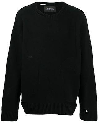 Sudadera Negra A-COLD-WALL* Oversize Desgastada Pullover. ACWMK015E Buy Sudadera Negra A-COLD-WALL* Oversize Desgastada Pullover. ACWMK015E