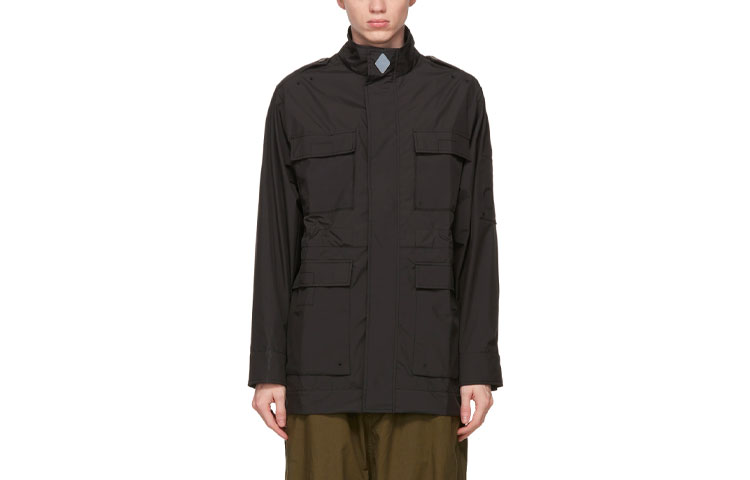 A-COLD-WALL* FW21 Black Stand Collar Zip Jacket ACWMO061-BLACK