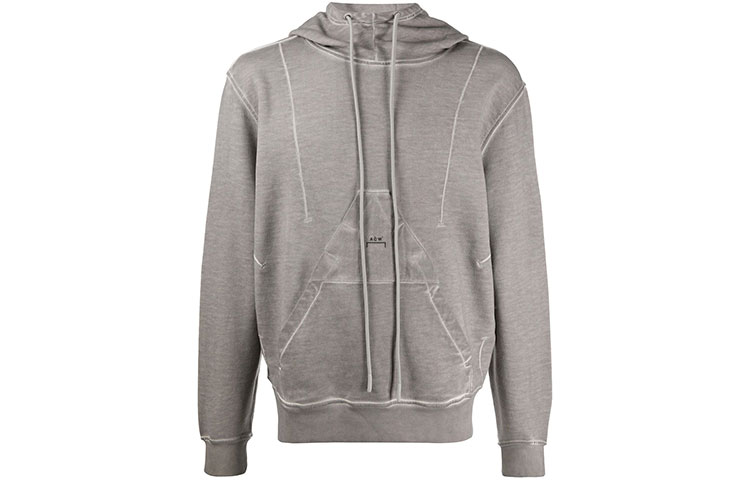 A-COLD-WALL* FW21 Cotton Logo Hoodie Grey ACWSW02LGY-GRAY