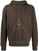 A-COLD-WALL* FW21 Vintage Logo Print Drawstring Hoodie Unisex Brown. 00SFLV0JASE-BROWN A-COLD-WALL* FW21 Vintage Logo Print Drawstring Hoodie Unisex Brown. 00SFLV0JASE-BROWN