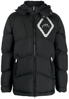 A-COLD-WALL* FW22 黑色徽标印花连帽夹克 ACWMO107-BLACK Buy A-COLD-WALL* FW22 黑色徽标印花连帽夹克 ACWMO107-BLACK