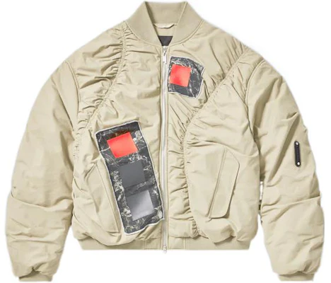 A-COLD-WALL* FW22 拼接拉鍊外套 卡其色 ACWMO131 Buy A-COLD-WALL* FW22 拼接拉鍊外套 卡其色 ACWMO131