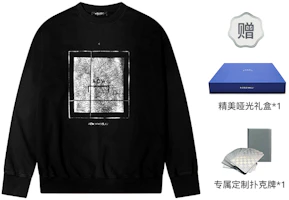 A-COLD-WALL* FW22 Front Logo Pullover Sweatshirt Unisex BLACK ACWMW075-BLACK A-COLD-WALL* FW22 Front Logo Pullover Sweatshirt Unisex BLACK ACWMW075-BLACK