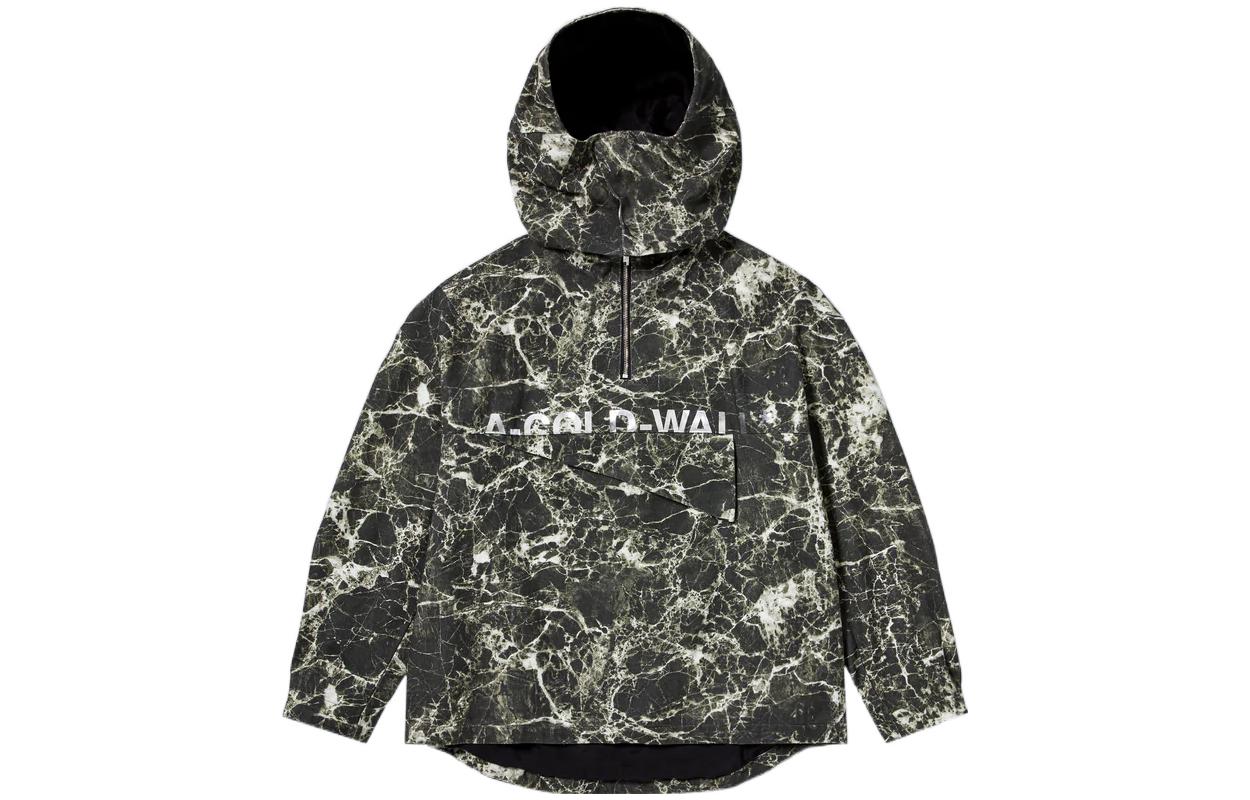 A-COLD-WALL* FW22 Half-Zip Logo Hoodie Jacket Green ACWMO133