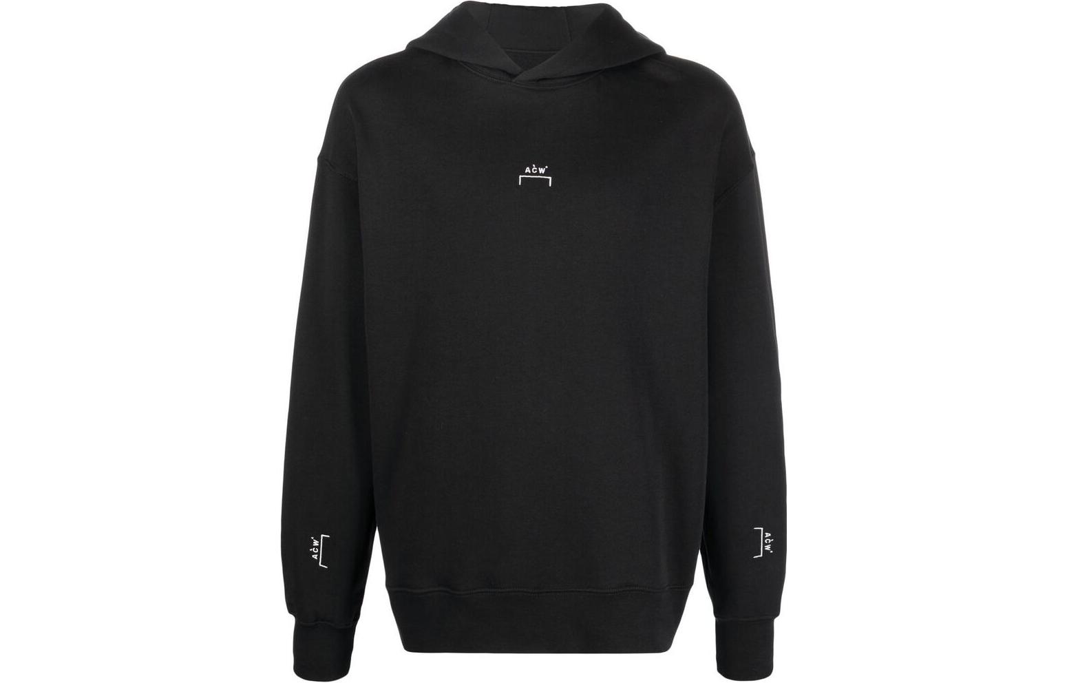 A-COLD-WALL* FW22 Printed Logo Cotton Hoodie Black () ACWMW081-BLACK