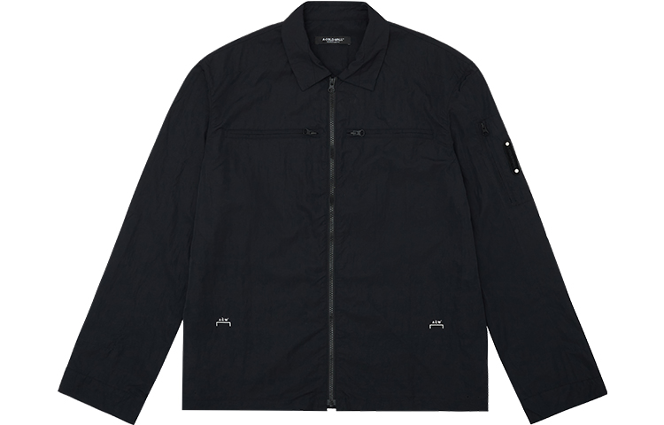 A-COLD-WALL* FW22 Retro Zip-Up Shirt Jacket Unisex Black ACWMSH068EX-BLACK