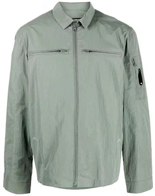 어 콜드 월 FW22 솔리드 로고 집업 칼라 자켓 유니섹스 밀리터리 그린 ACWMSH068-MLGR Buy 어 콜드 월 FW22 솔리드 로고 집업 칼라 자켓 유니섹스 밀리터리 그린 ACWMSH068-MLGR