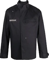 A-COLD-WALL* FW22 Waterproof Logo Patch Short Jacket - ACWMO056-BLACK A-COLD-WALL* FW22 Waterproof Logo Patch Short Jacket - ACWMO056-BLACK