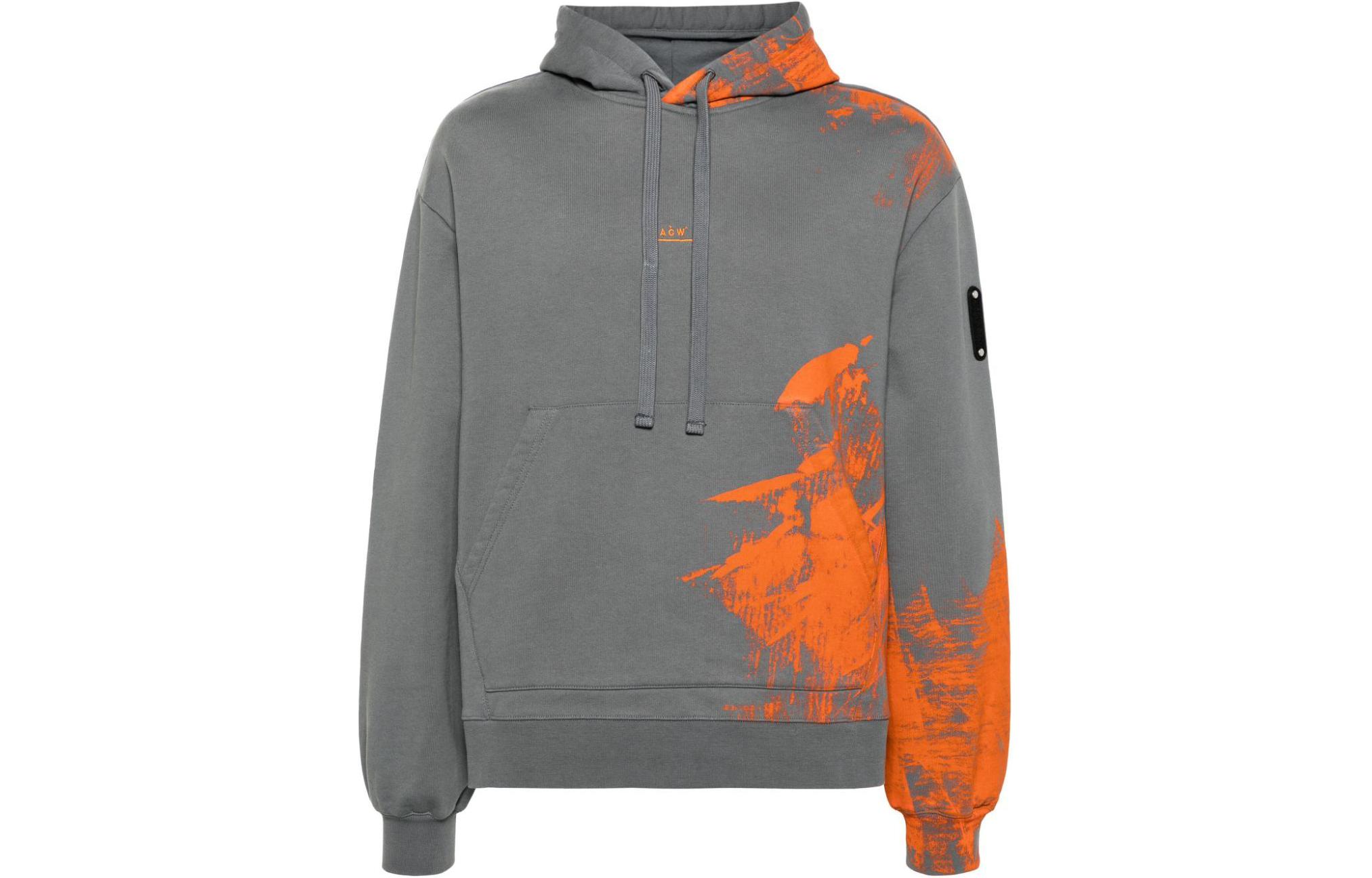 A-COLD-WALL* Graphic Logo Embroidered Sweatshirt - Stone Gray ACWMW183-SLATE