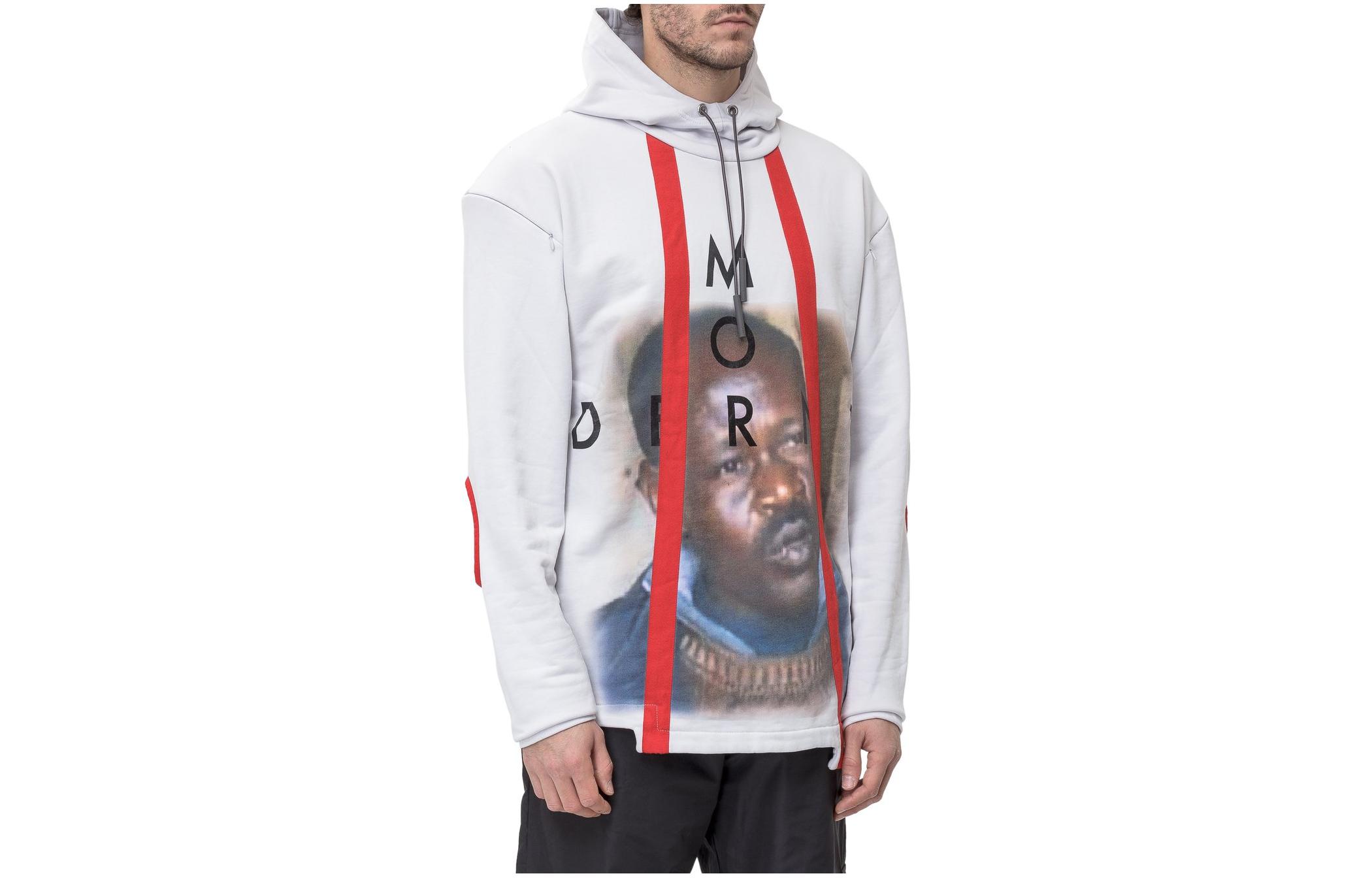 A-COLD-WALL* Grey Logo Hoodie Long Sleeve HJD01BLKTAUP