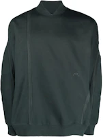 A-COLD-WALL* Herringbone Knit Detail Cotton Sweatshirt Grey (). ACWMW165-SLATE-GREY A-COLD-WALL* Herringbone Knit Detail Cotton Sweatshirt Grey (). ACWMW165-SLATE-GREY