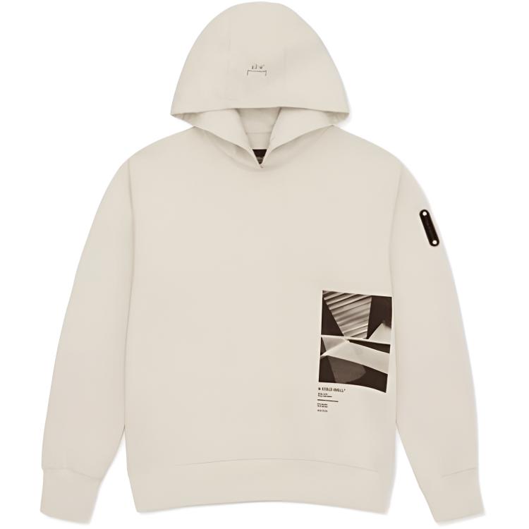 A-COLD-WALL* Label Patch Square Graphic Sweatshirt Men Beige ACWMW068-BONE
